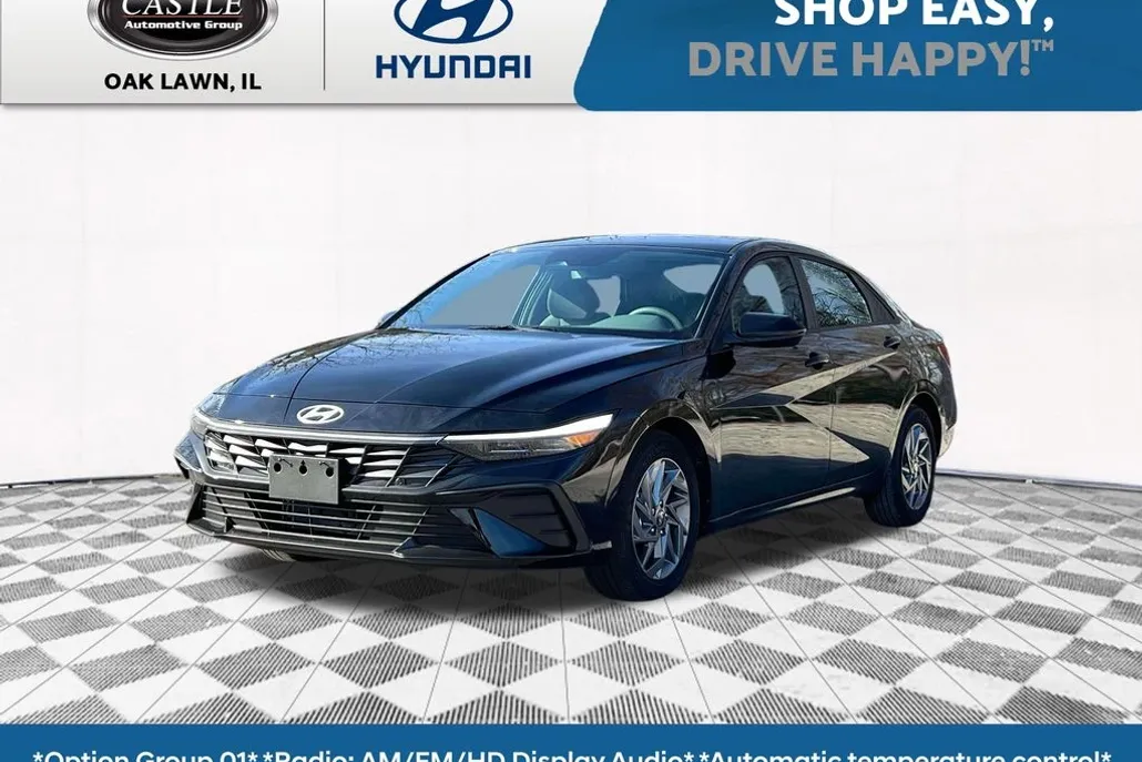2025 Hyundai Elantra Hybrid Blue photo 1