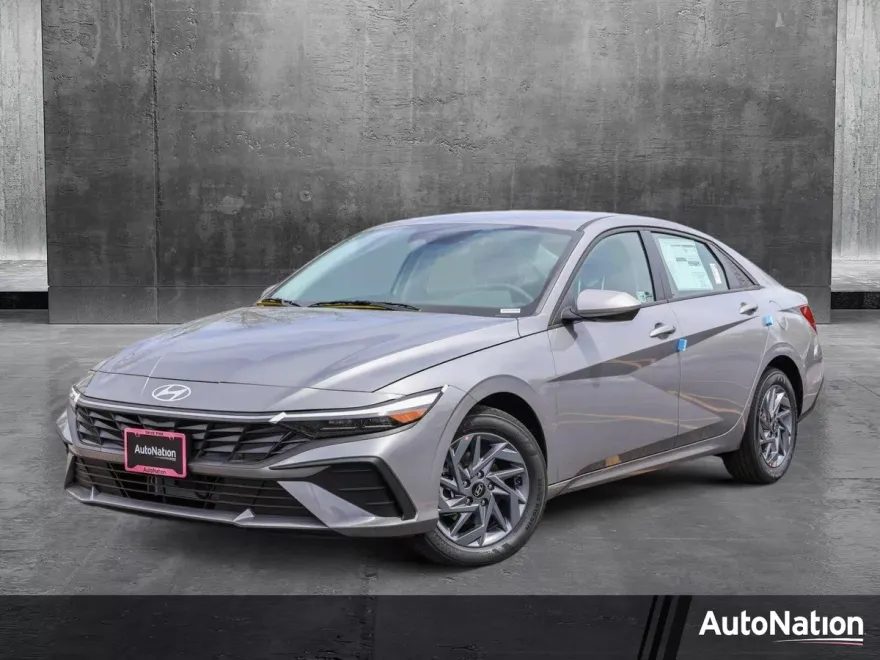 2025 Hyundai Elantra Hybrid Blue photo 1