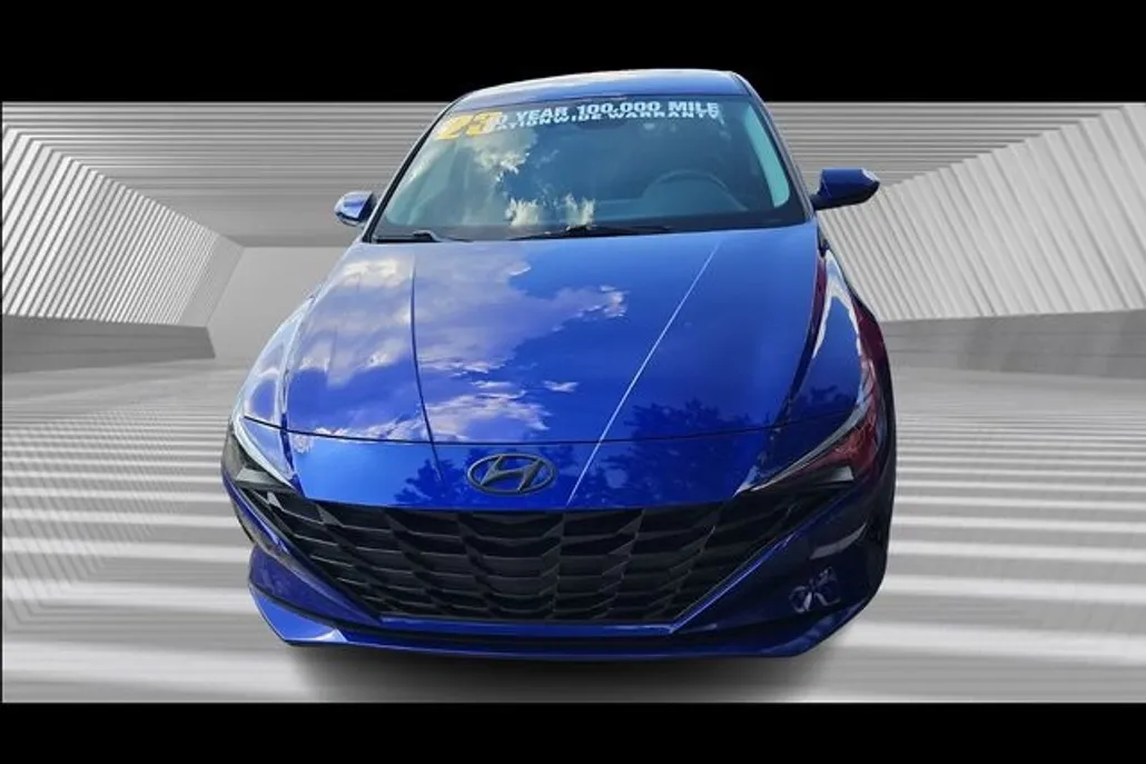 2023 Hyundai Elantra Hybrid Blue photo 1