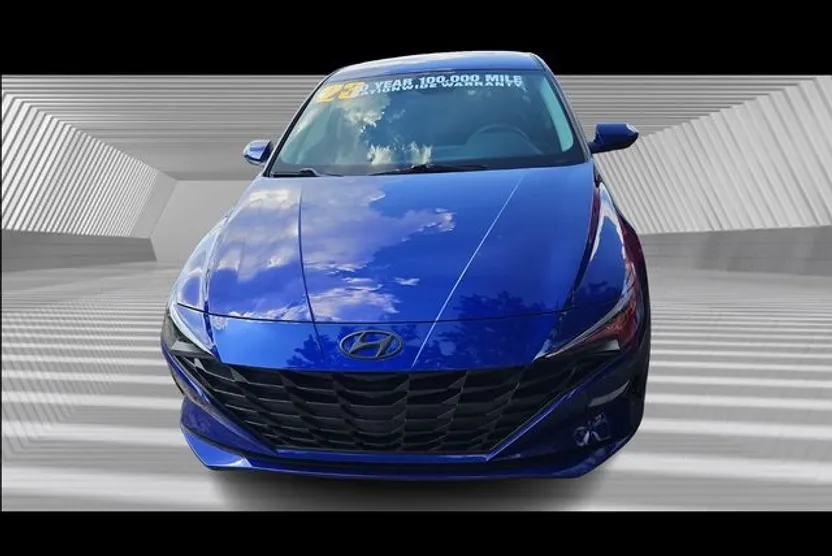 2023 Hyundai Elantra Hybrid Blue photo 1