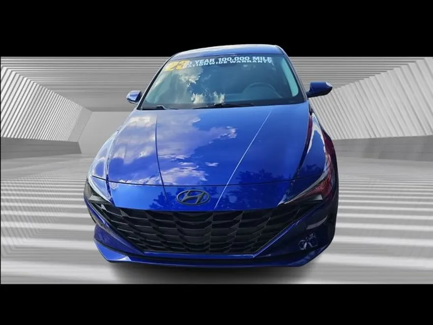 2023 Hyundai Elantra Hybrid Blue photo 1