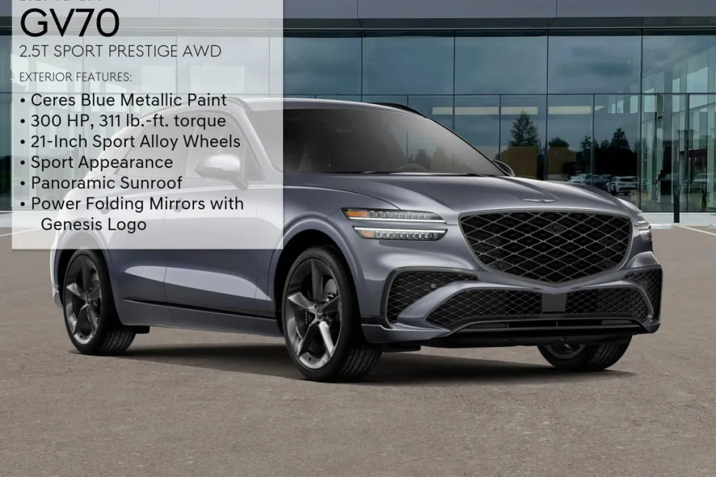 2026 Genesis GV70 2.5T Sport Prestige photo 1