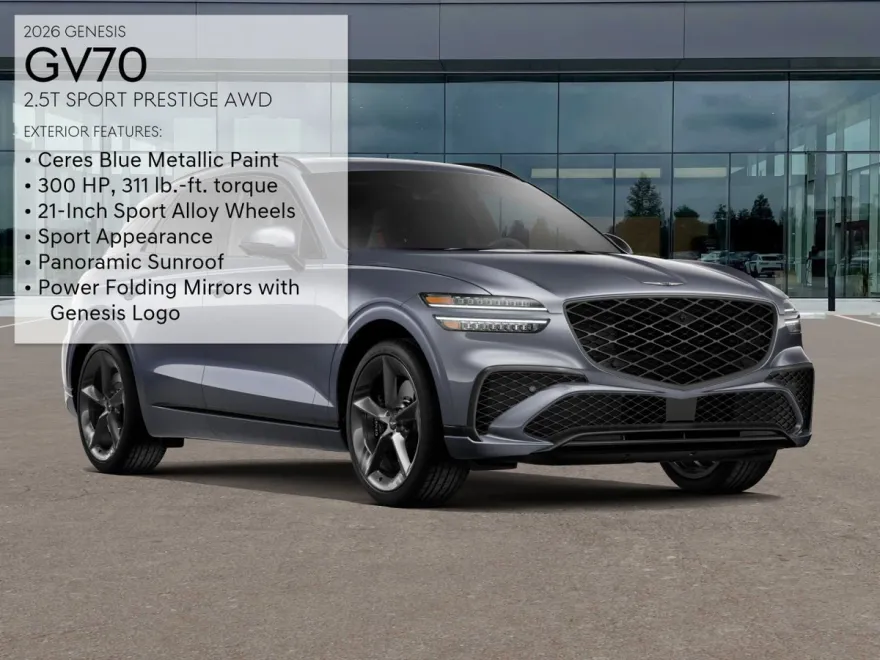 2026 Genesis GV70 2.5T Sport Prestige photo 1