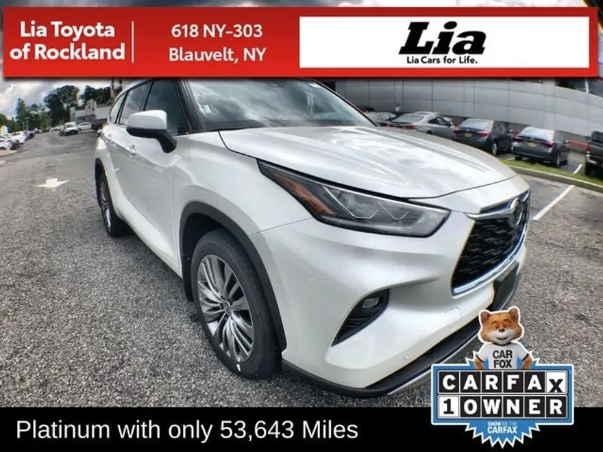 2021 Toyota Highlander Platinum photo 1