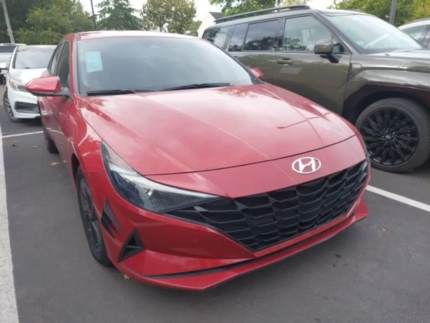 2022 Hyundai Elantra Hybrid Blue photo 1
