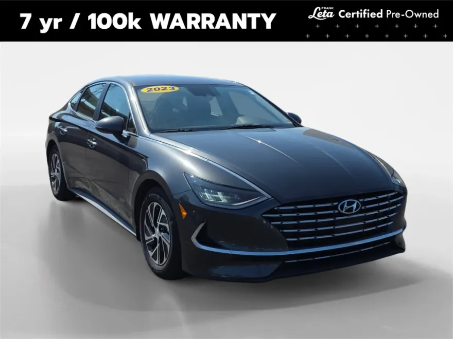2023 Hyundai Sonata Hybrid Blue photo 1