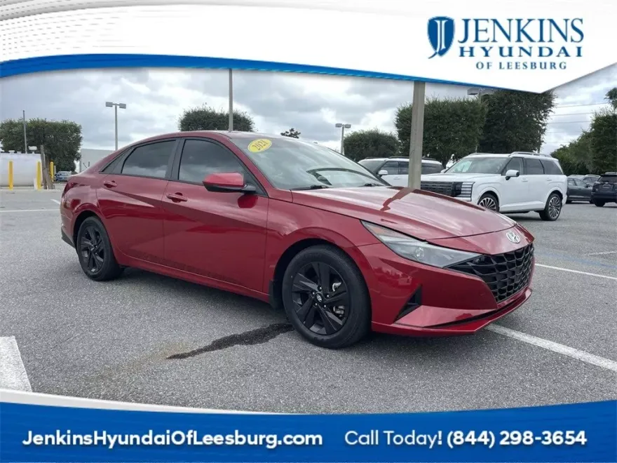 2021 Hyundai Elantra Hybrid Blue photo 1