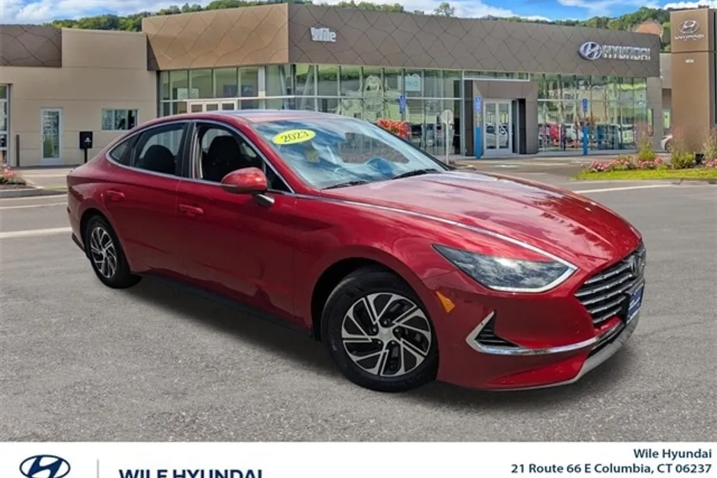 2023 Hyundai Sonata Hybrid Blue photo 1