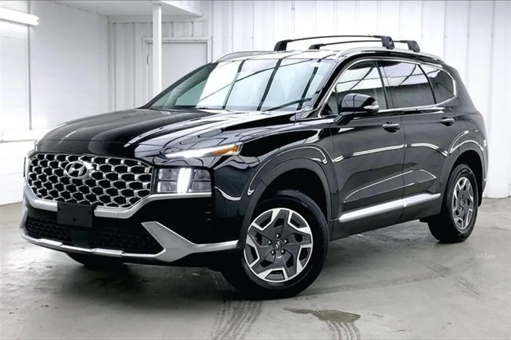 2021 Hyundai Santa Fe Blue photo 1