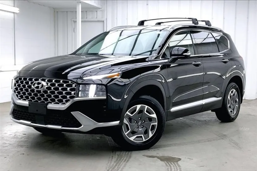 2021 Hyundai Santa Fe Blue photo 1