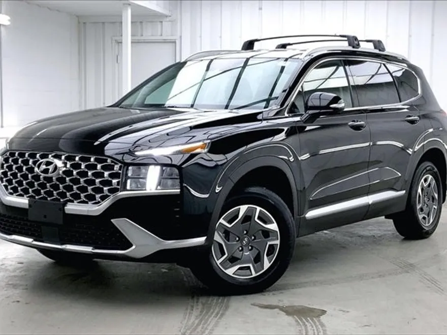 2021 Hyundai Santa Fe Blue photo 1