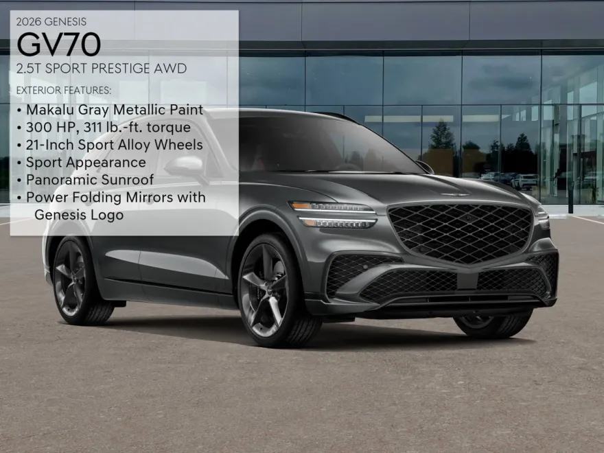 2026 Genesis GV70 2.5T Sport Prestige photo 1