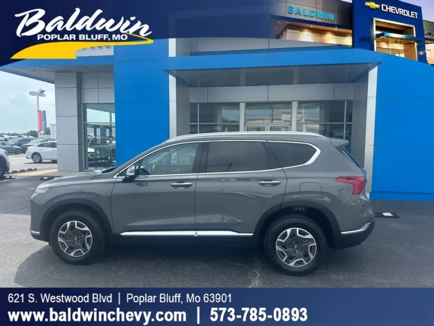 2023 Hyundai Santa Fe Blue photo 1