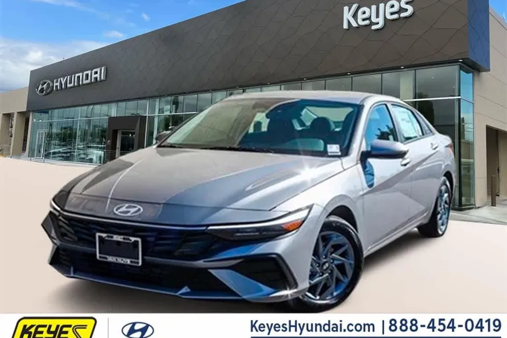 2025 Hyundai Elantra Hybrid Blue photo 1