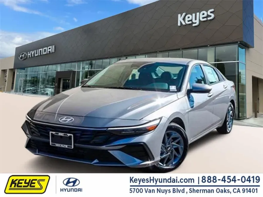 2025 Hyundai Elantra Hybrid Blue photo 1