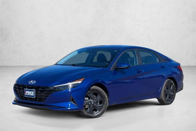 2022 Hyundai Elantra Hybrid Blue photo 1