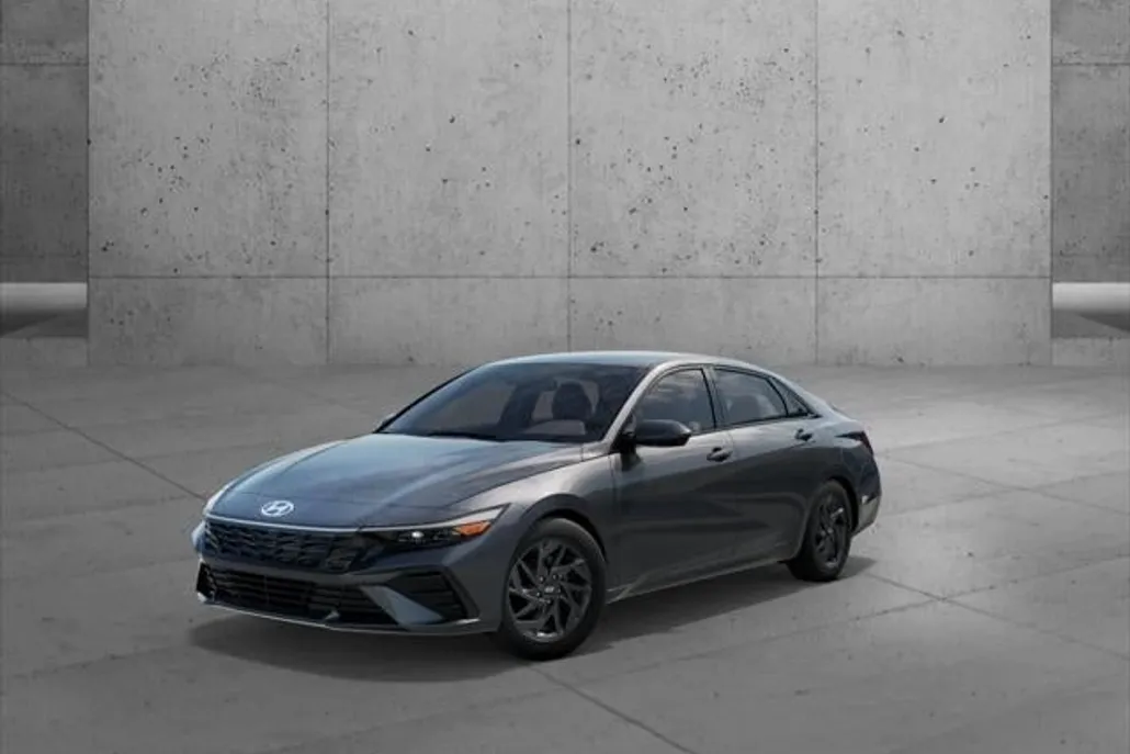 2025 Hyundai Elantra Hybrid Blue photo 1
