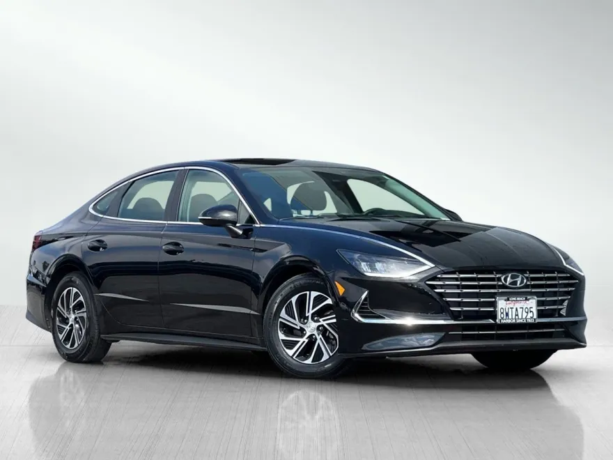 2021 Hyundai Sonata Hybrid Blue photo 1