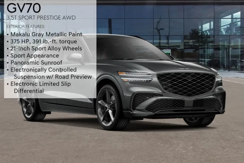 2026 Genesis GV70 3.5T Sport Prestige photo 1