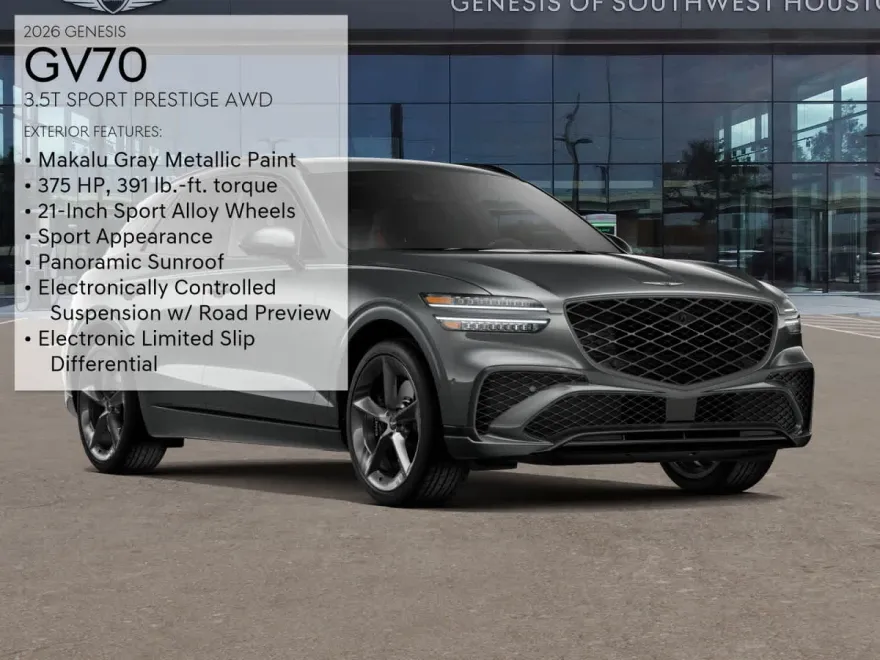 2026 Genesis GV70 3.5T Sport Prestige photo 1
