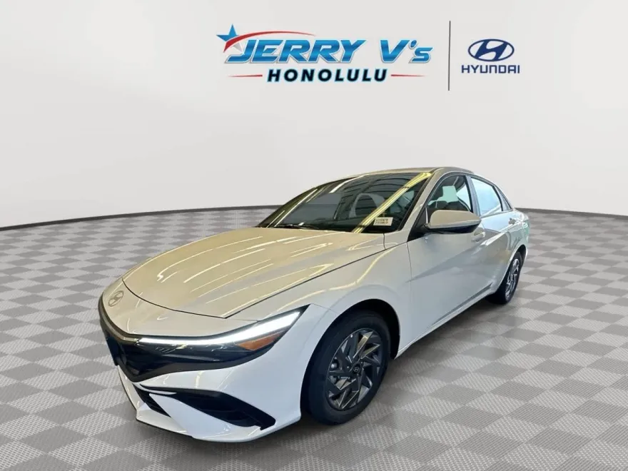 2025 Hyundai Elantra Hybrid Blue photo 1