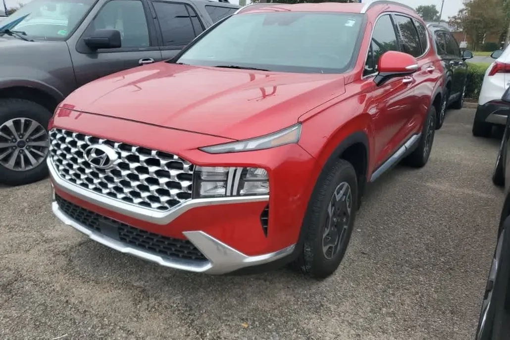2023 Hyundai Santa Fe Blue photo 1