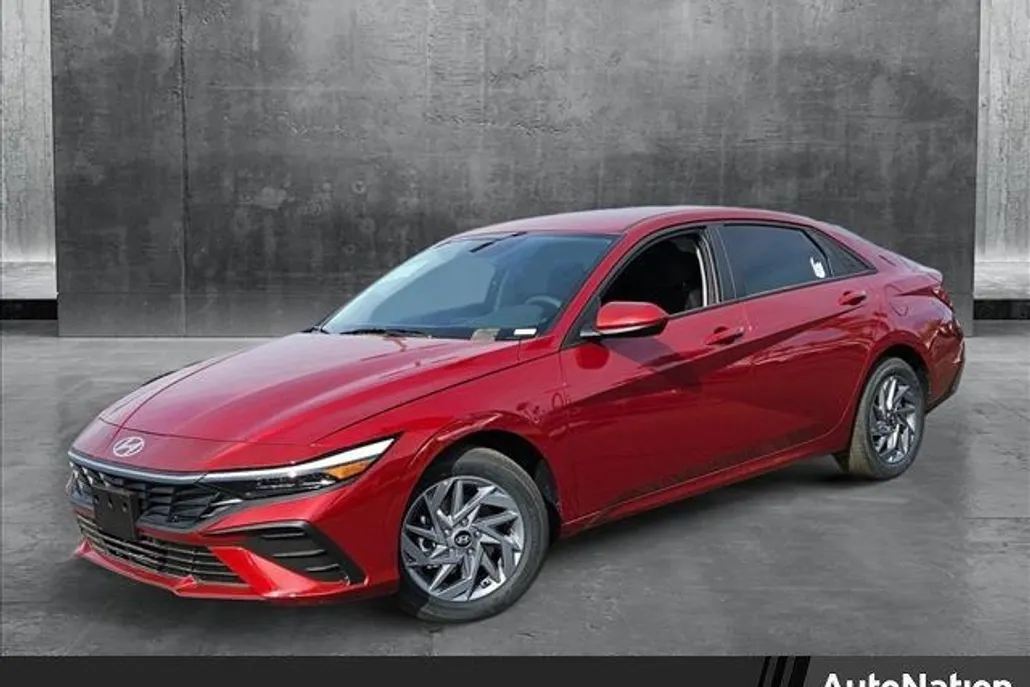2025 Hyundai Elantra Hybrid Blue photo 1