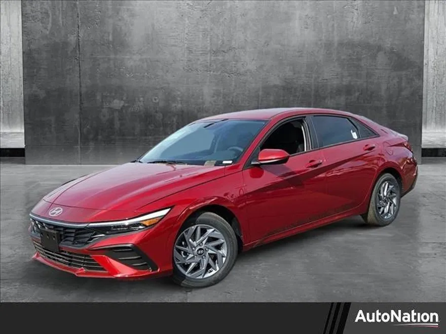2025 Hyundai Elantra Hybrid Blue photo 1