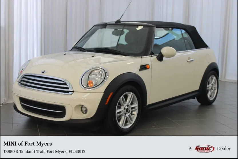 2012 Mini Cooper Base Convertible photo 1
