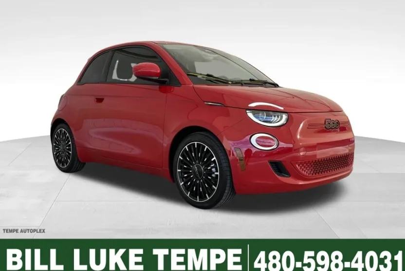 2024 Fiat 500e Red photo 1