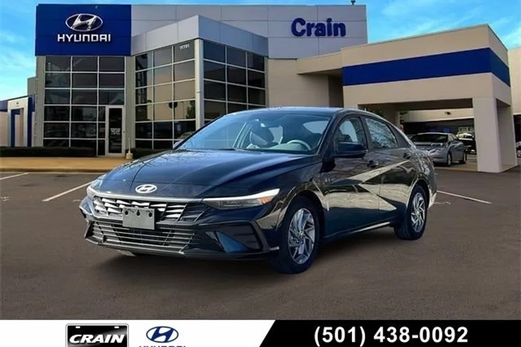2025 Hyundai Elantra Hybrid Blue photo 1