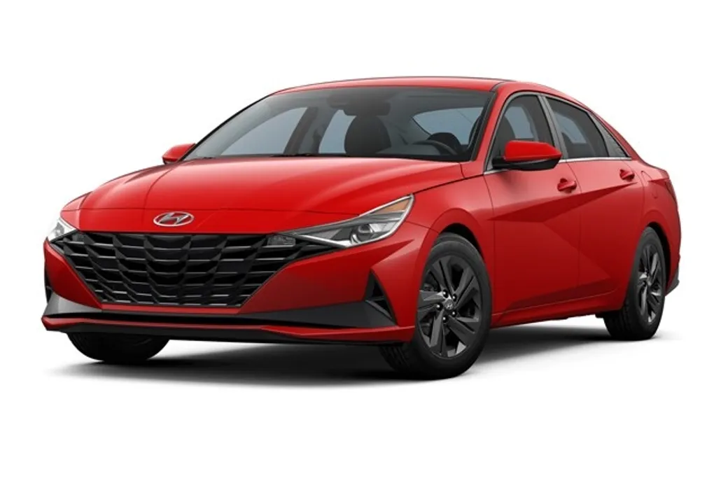 2023 Hyundai Elantra Hybrid Blue photo 1