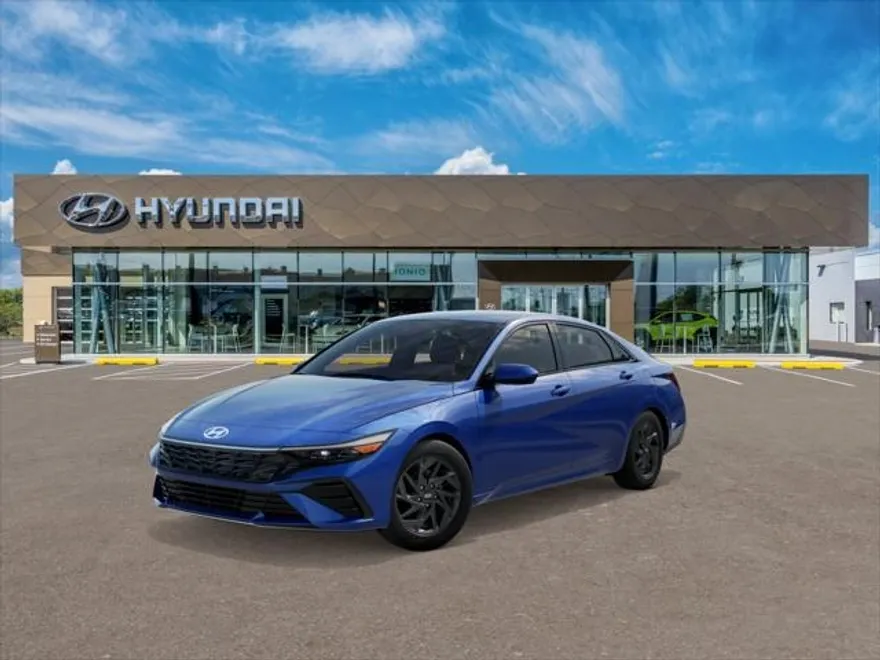 2025 Hyundai Elantra Hybrid Blue photo 1