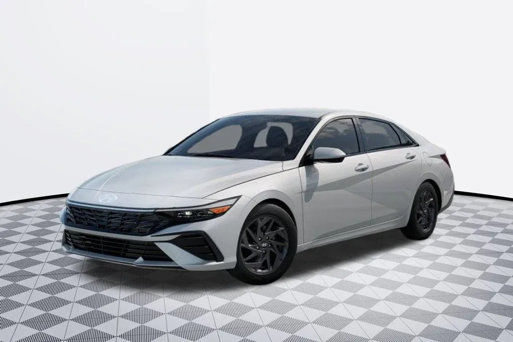 2025 Hyundai Elantra Hybrid Blue photo 1