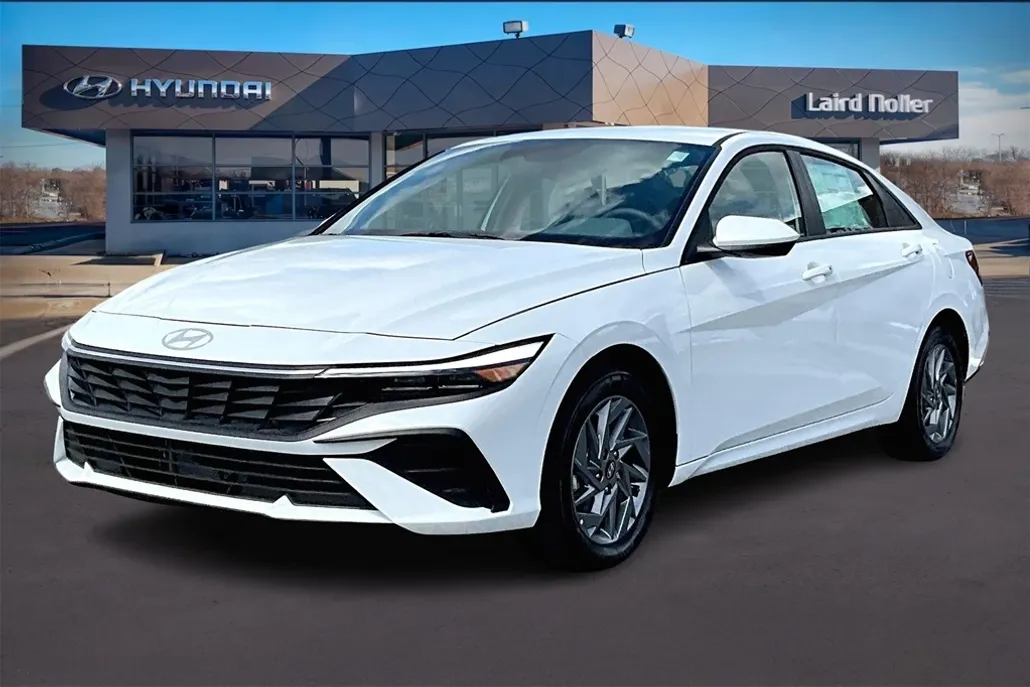 2025 Hyundai Elantra Hybrid Blue photo 1