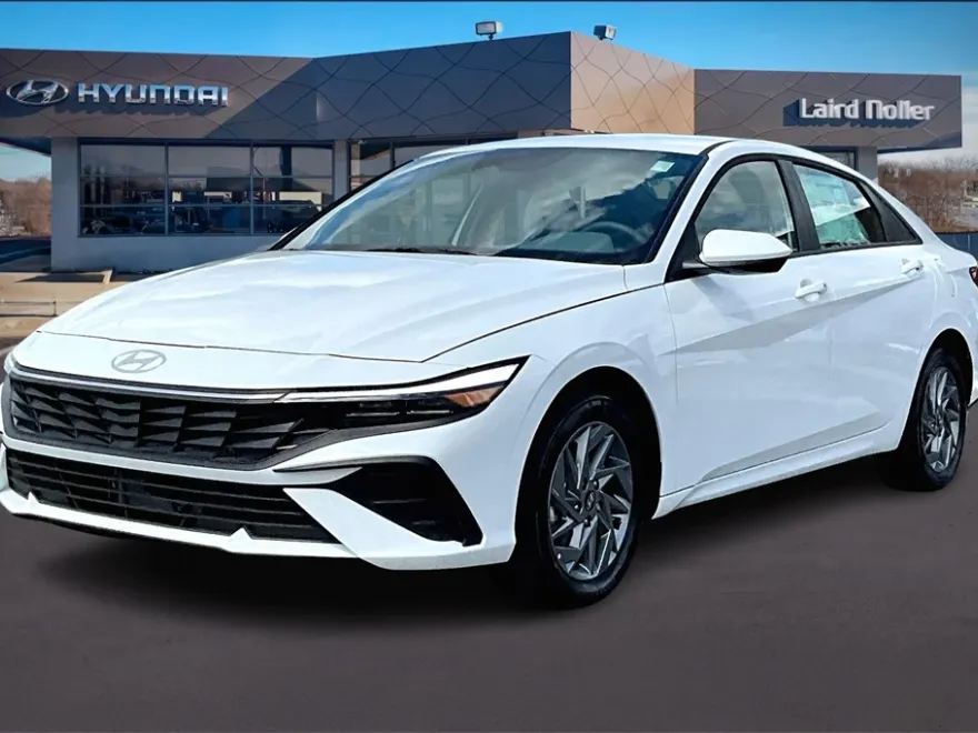 2025 Hyundai Elantra Hybrid Blue photo 1