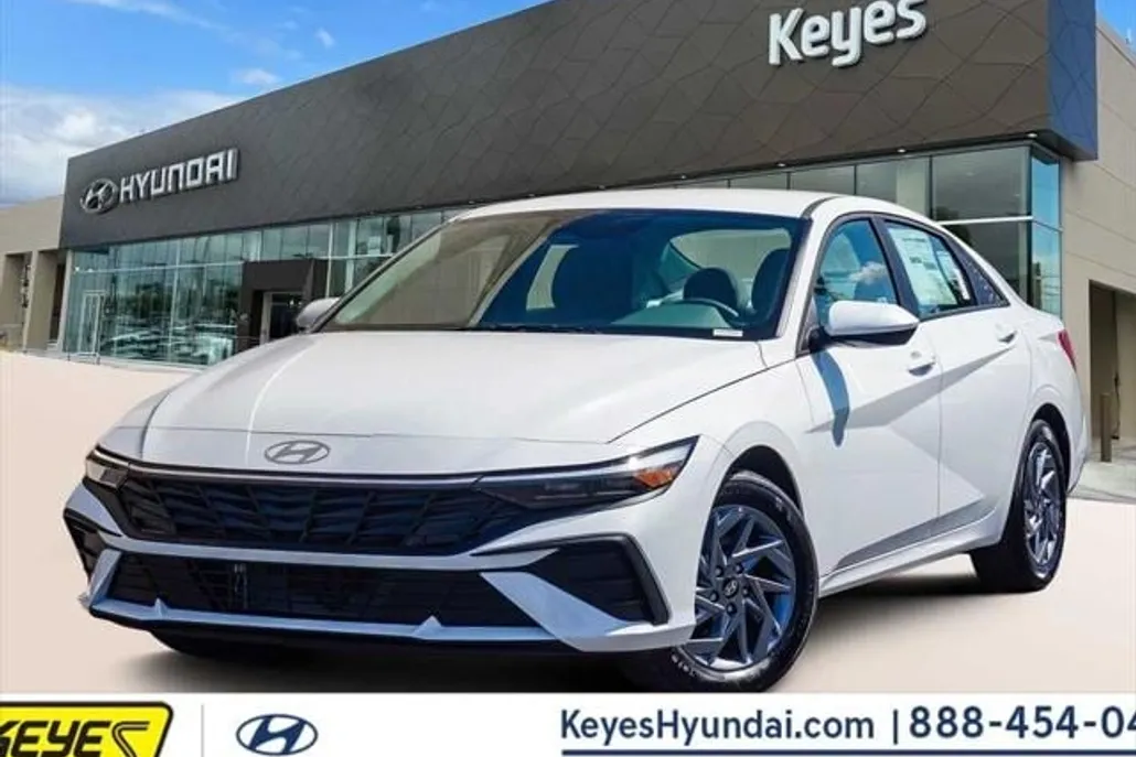 2025 Hyundai Elantra Hybrid Blue photo 1