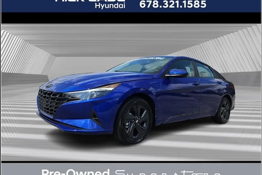 2023 Hyundai Elantra Hybrid Blue photo 1