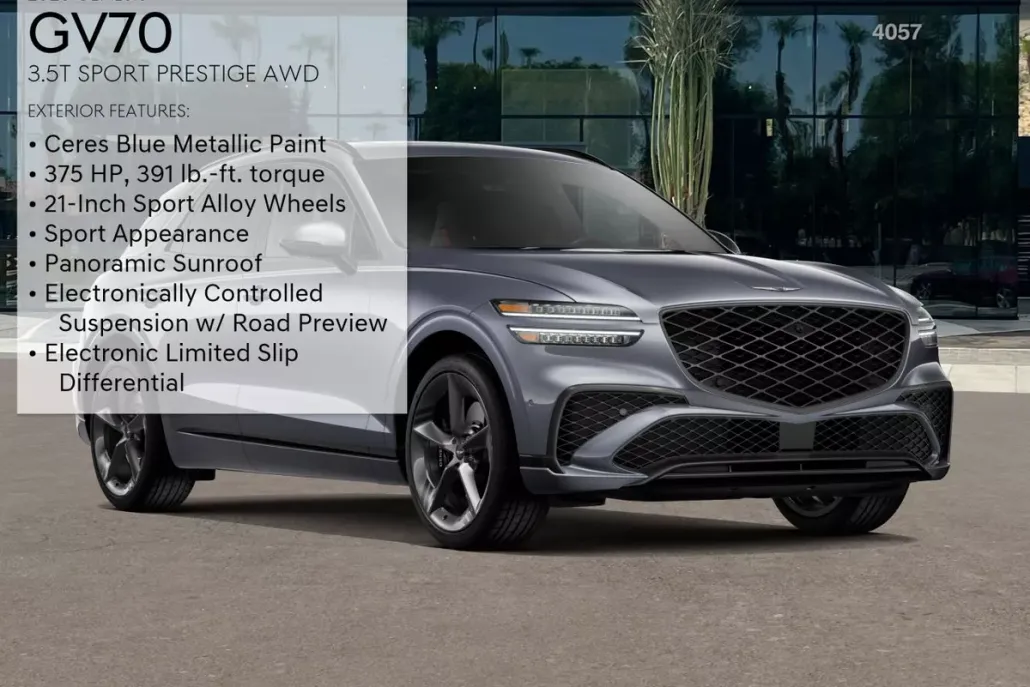 2026 Genesis GV70 3.5T Sport Prestige photo 1