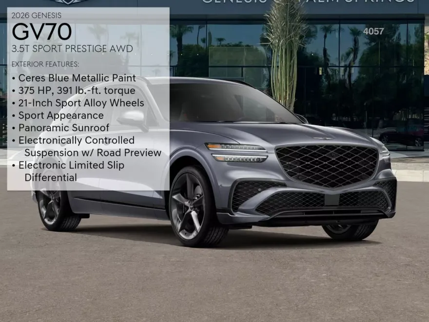 2026 Genesis GV70 3.5T Sport Prestige photo 1