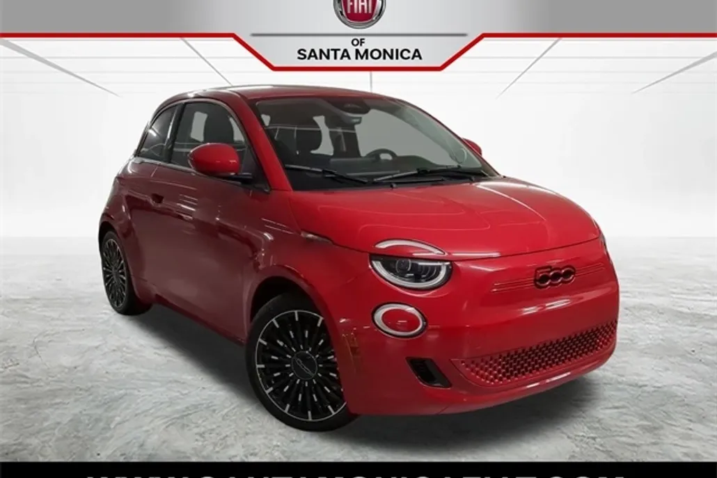 2024 Fiat 500e Red photo 1
