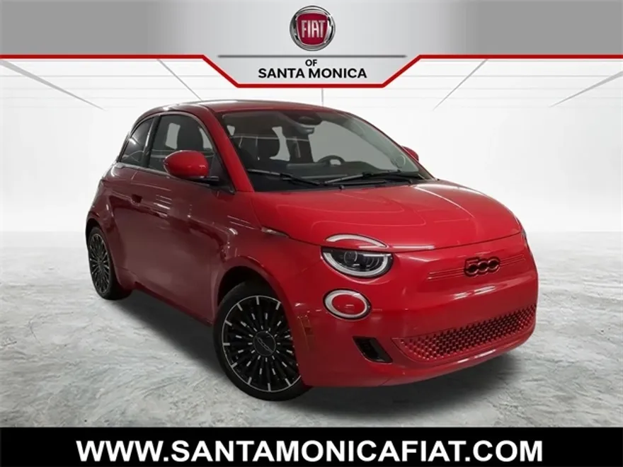 2024 Fiat 500e Red photo 1