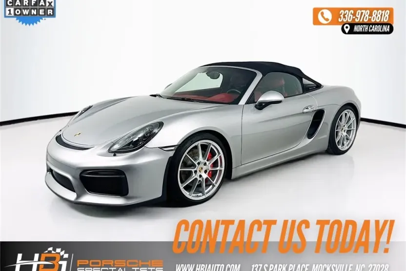 2016 Porsche Boxster Spyder photo 1