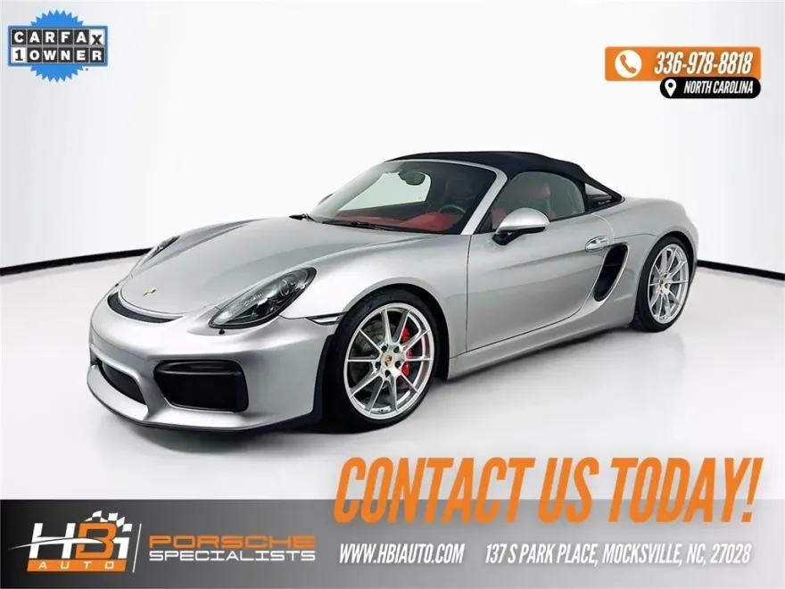 2016 Porsche Boxster Spyder photo 1