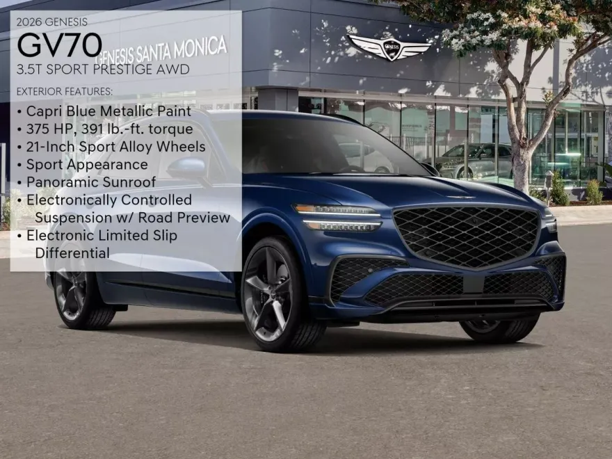 2026 Genesis GV70 3.5T Sport Prestige photo 1