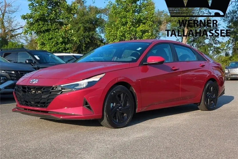 2023 Hyundai Elantra Hybrid Blue photo 1