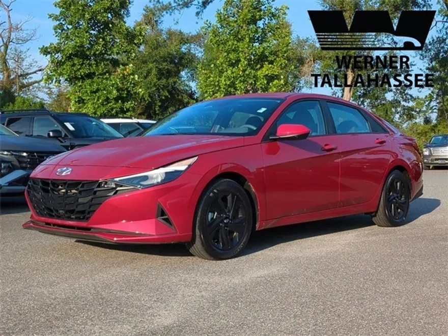 2023 Hyundai Elantra Hybrid Blue photo 1