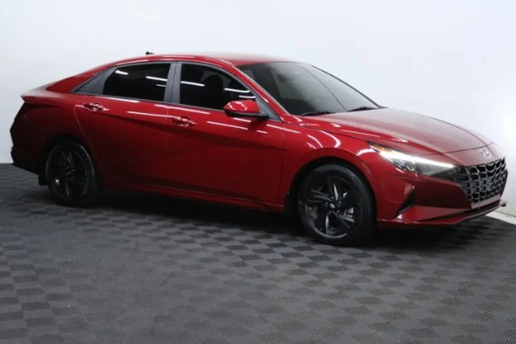 2022 Hyundai Elantra Hybrid Blue photo 1