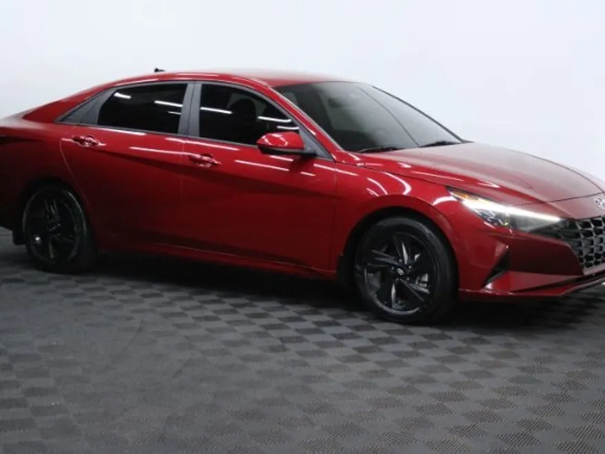 2022 Hyundai Elantra Hybrid Blue photo 1