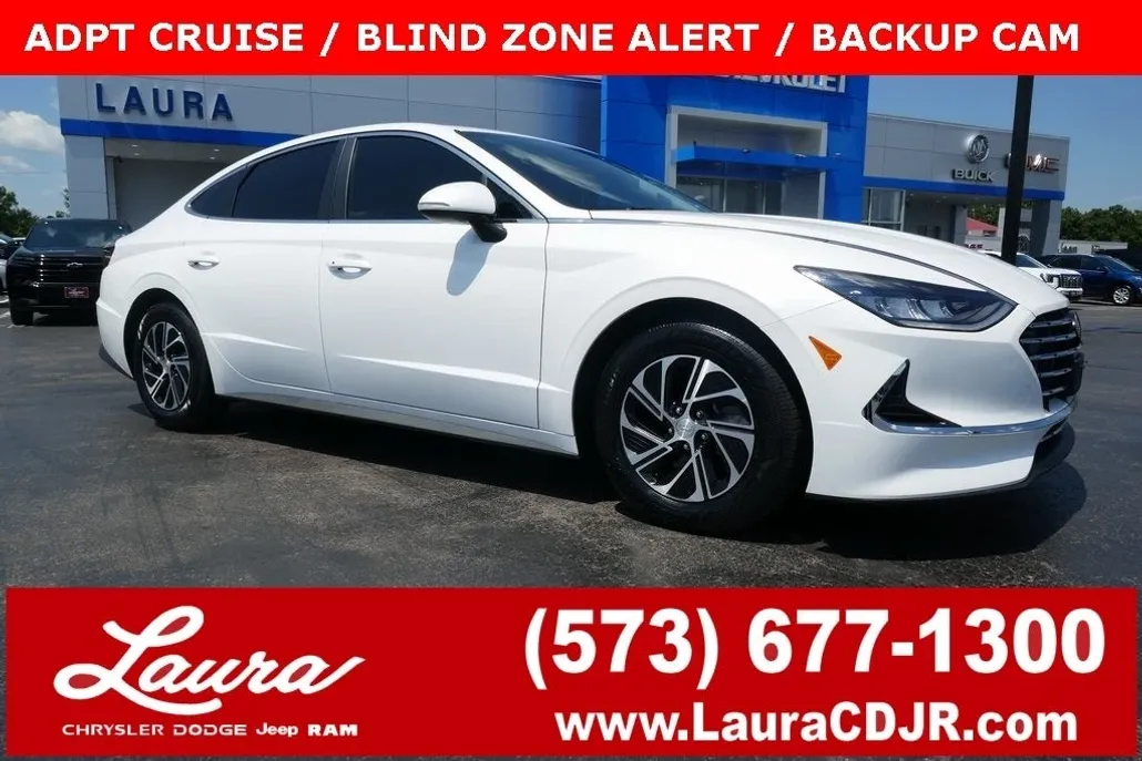 2021 Hyundai Sonata Hybrid Blue photo 1
